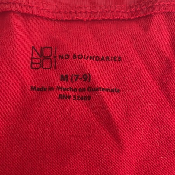 No Boundaries Red Short Sleeve tee- Juniors (M) 7/9 - Picture 5 of 9